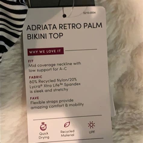 Athleta Swim Athleta Adriata Retro Palm Bikini Top Poshmark