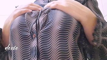 Pinay Chubby Big Tits Office Break Time Playing Her Big Natural Tits