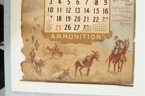 Winchester 1893 Advertising Calendar