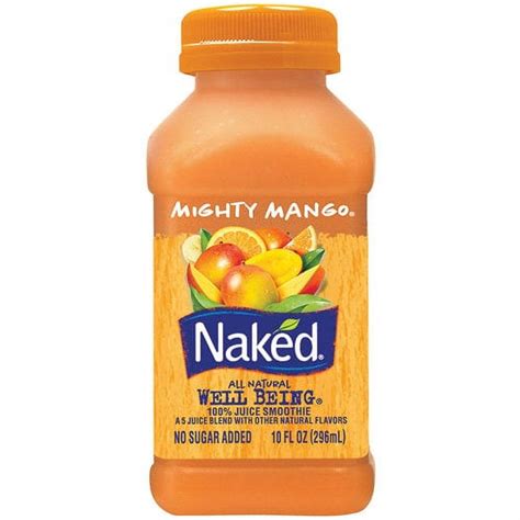 NAKED JUICE Mighty Mango Juice Smoothie Oz PLASTIC BOTTLE Walmart