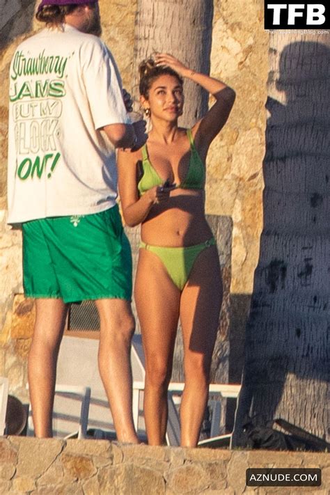 Chantel Jeffries Sexy Seen Flaunting Her Hot Body Wearing A Green Bikini In Cabo Aznude