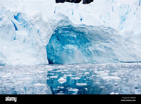 Glacier ice cave, Antarctica Stock Photo - Alamy