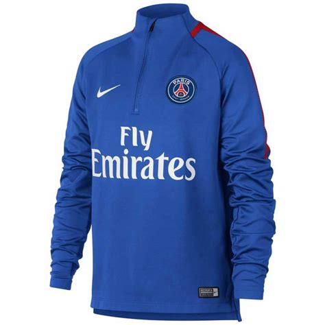 Nike Paris Saint Germain Dry Squad Drill Top Junior Blue Goalinn