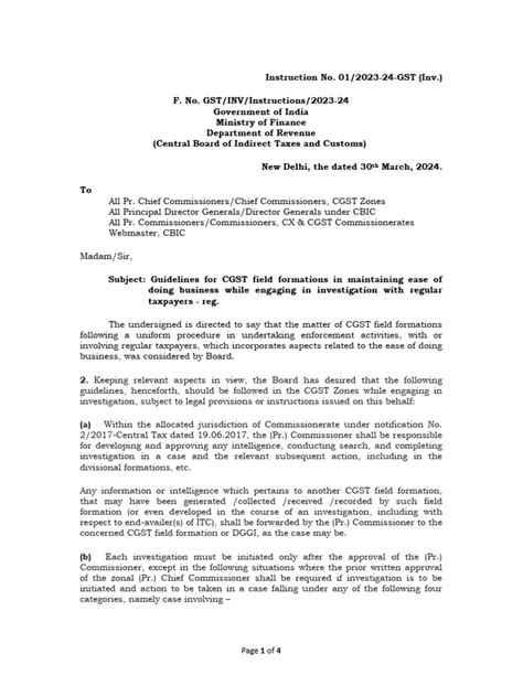 cbic  government government finances