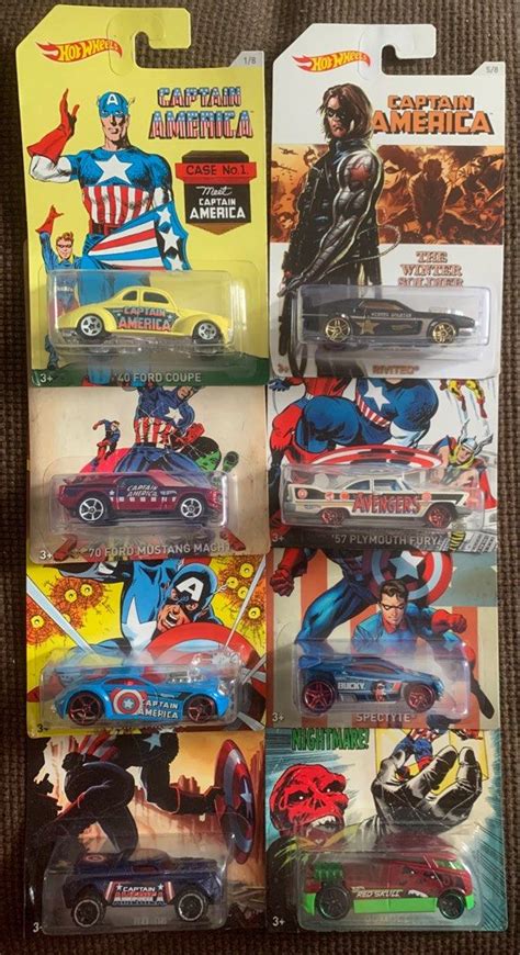 Captain America Complete Hot Wheel Set My XXX Hot Girl