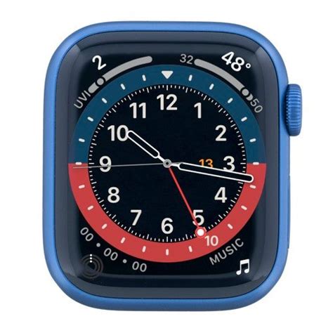 Apple A2473 Watch Series 7 GPS - 41mm Blue Aluminum... at MacSales.com