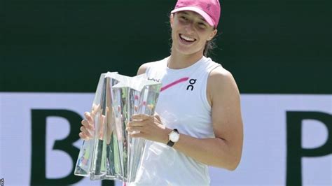 Indian Wells Iga Swiatek Earns Dominant Win Over Maria Sakkari For Second