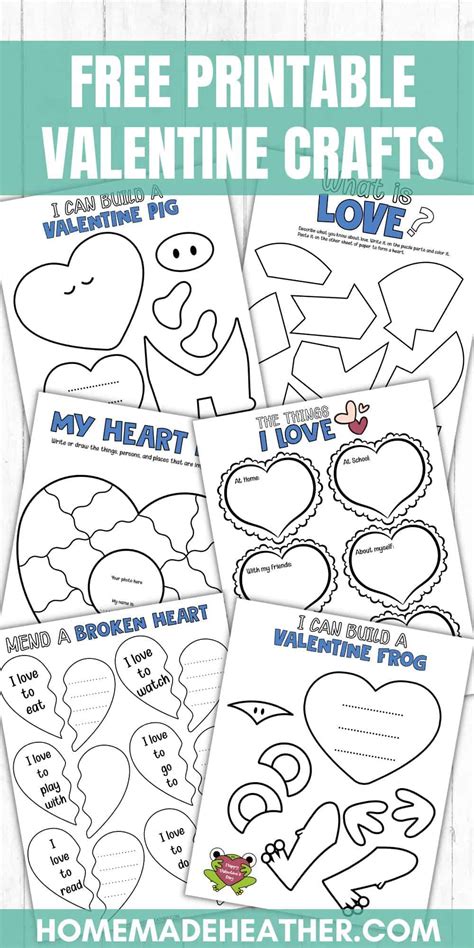 Free Printable Valentines Crafts » Homemade Heather