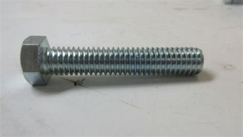 Hex Bolts 307a Sby Zinc 38 16 X 2 Course Thread Tap Bolt Lot Of