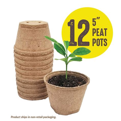 Jiffy 5" Biodegradable Seed Starting Peat Pots – Ferry-Morse