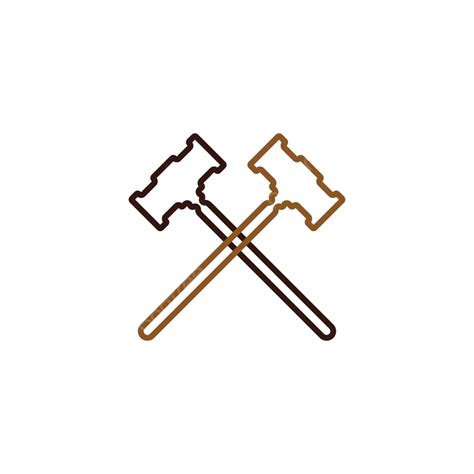 Judge Hammer Logo And Symbol Vector Gavel Judgment Hammer Vector Gavel