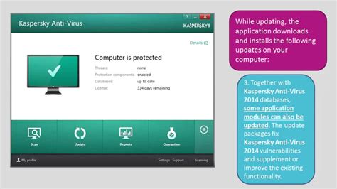 How To Update Anti Virus Databases Of Kaspersky Anti Virus 2014 Youtube