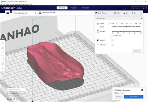 Datei STL Cookie Mold Form For Professionals For Chocolate Or Cookies Scanned Pussy Vulva 01