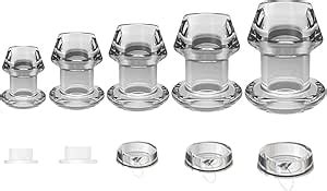 Kuaecr Transparent Anal Expansion Spekulum Hohl Anal Mit Verschlusskappe Expander Mit Stecker