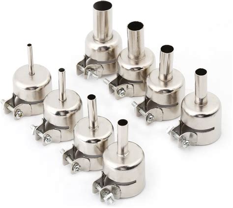 Heat Gun Nozzle Pcs Set Heat Gun Nozzles Kits For Hot Air Soldering Station Repair Tools