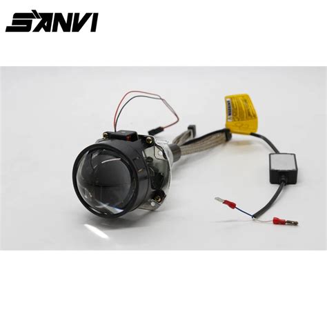 SANVI Bi LED Projector Lens Headlight H1 4800LM 6000K Auto lighting Car ...