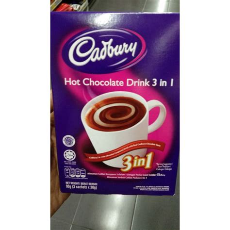 Cadbury Hot Chocolate Drink In Gr Shopee Malaysia