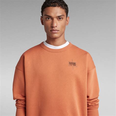 Unisex Core Oversized Sweater Brown G Star Raw® Za