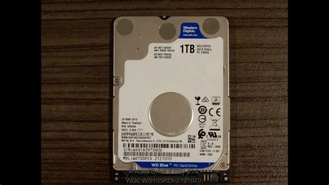 A Hard Drive a Day #14: WDC WD10SPZX-21Z10T0 (1 TB, 2.5", 5,400 RPM ...