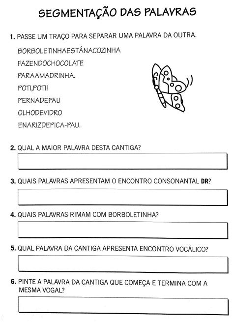 Atividade De Segmentação De Frases - Atividades De Segmentação De Frases - NAZAEDU