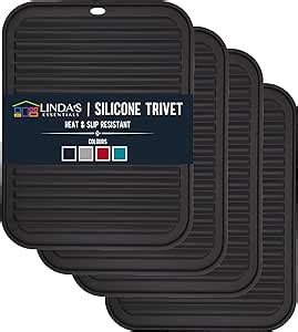 Amazon Silicone Trivets For Hot Dishes Pots Pans Pack Heat Resistant Pot Holders