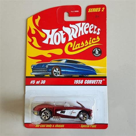 HOTWHEELS HOT WHEELS 風火輪風火輪經典 1958 年克爾維特 蝦皮購物