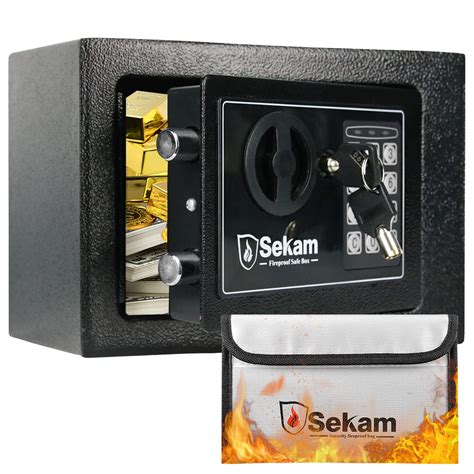 Buy SEKAM Steel Small Money Safe Box for Home Office with Fireproof