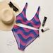 Subtle Bisexual Pride Bikini Set Bi Pride Swimwear Wavy Bisexual Pride Flag Etsy