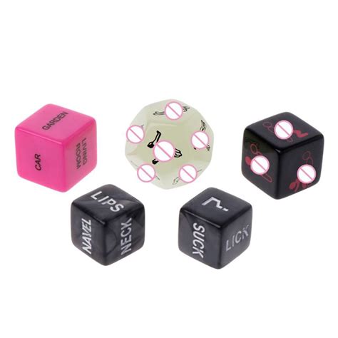 5pcs Erotic Love Sexy Posture Dice - Fun Adult Game Toy