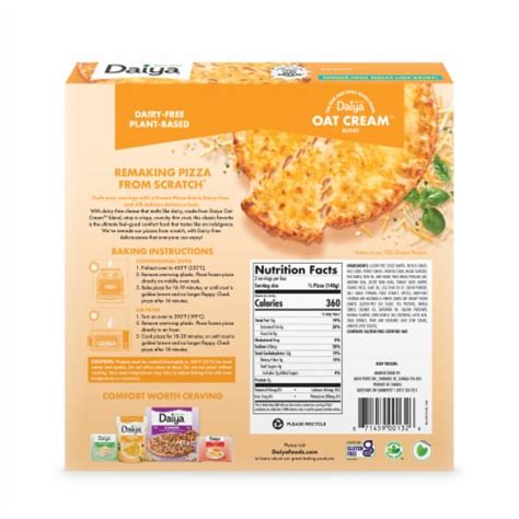 Daiya Dairy Free Cheese Lovers Vegan Gluten Free Crust Frozen Pizza