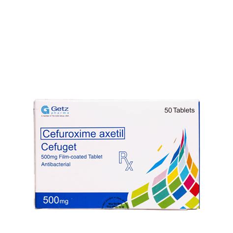 CEFUGET Cefuroxime Axetil 500mg Film Coated Tablet 1 S Price In The