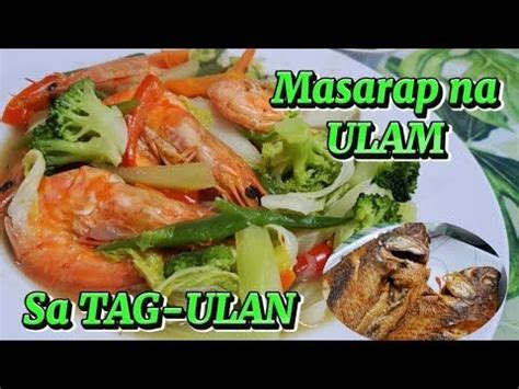 Masarap Na Ulam Sa Tag Ulan