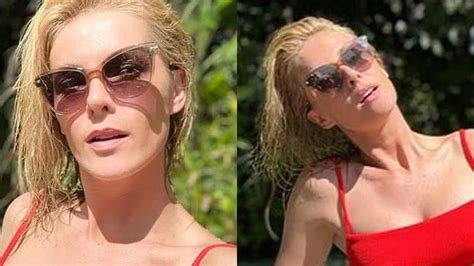 Ana Hickmann Exibe Corpo Impec Vel De Biqu Ni Aos Anos Linda Demais