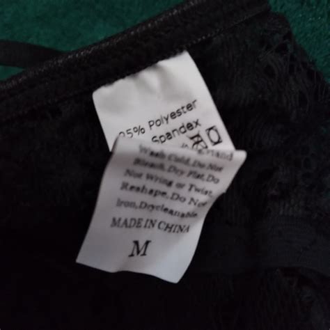 Lilosy Intimates Sleepwear New Lilosy Sexy Floral Lace Sheer Petite Black Piece Lingerie