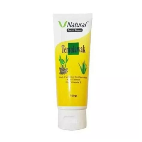 Temulawak Facial Foam Cleanser Temulawak V Natural Original Bpom