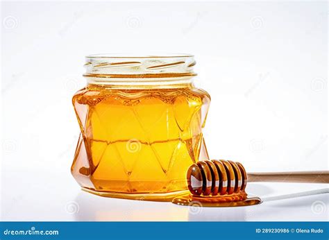 Honey Jar And Dripper Stock Illustration Illustration Of Glass 289230986