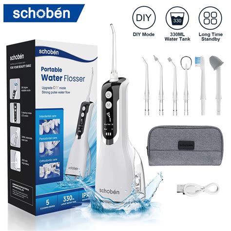 Schoben irrigador Oral portátil limpiador Dental con chorro de agua