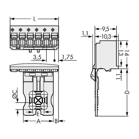 Wago Picomax Female Grip And Release Connector Rapid Electronics