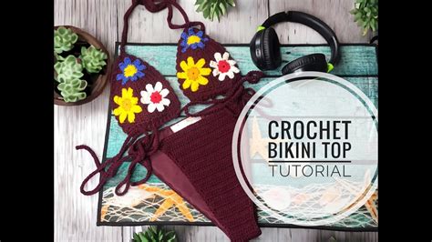 Simple And Easy Crochet Bikini Top Crochet Top Tutorial YouTube