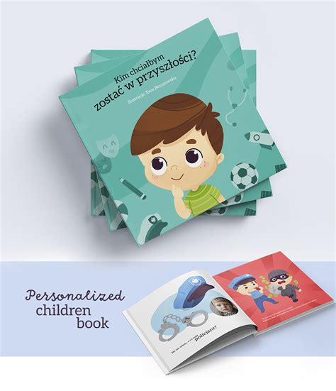 Personalized children book design - boys on Behance