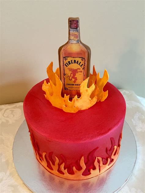 Fireball Whiskey Birthday Cake Margot Herrmann