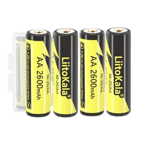 Аккумуляторы AA 1.2V 2600mAh, 1шт, Ni-MH, Liitokala – фото, отзывы ...