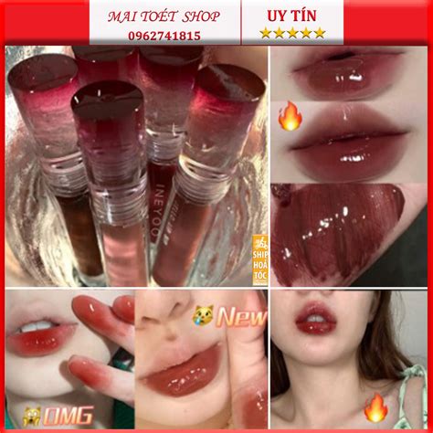 Son Bóng Oulesong tone màu đỏ nâu hồng đất nude nhạt mềm mịn chống nước Shopee Việt Nam