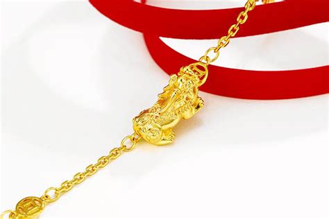 24k Gold Plated Pixiu Wealth Bracelet Fengshuigallary