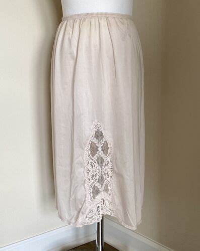 Vintage Lingerie S Henson Kickernick Beige Nude Nylon Lace Half SlipSmall EBay