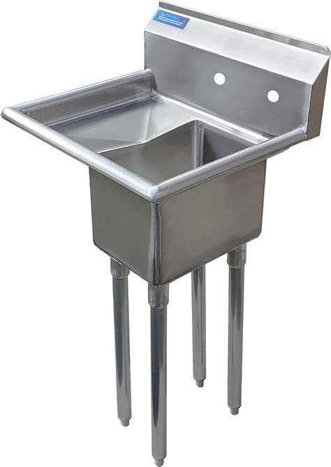 Amgood Stainless Steel Prep Utility Sink Stainless Steel