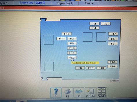 PEUGEOT 206 CC RC ПРЕДОХРАНИТЕЛИ БЛОКА BSM B3 (РАСПОЛОЖЕНИЕ ...