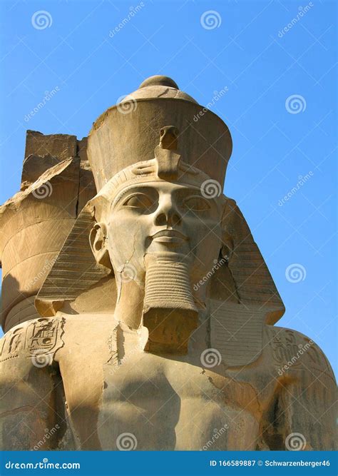 Statue Of Pharaoh Firaun Stock Photo 6972588