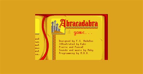 Abracadabra | Video Game | BoardGameGeek