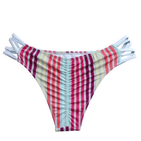 Ensemble de bikini Maillot de bain brésilien pour femmes string astronomique sexy vintage noir